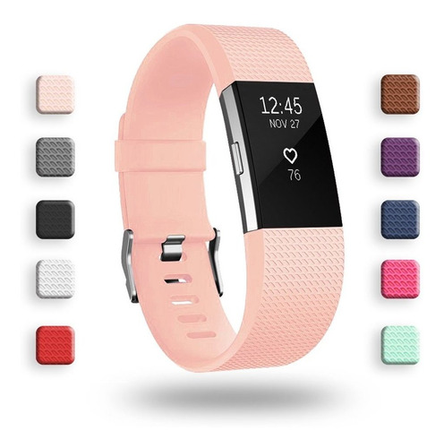 Malla Small Para Fitbit Charge 2 Rosado -76z8ym1c