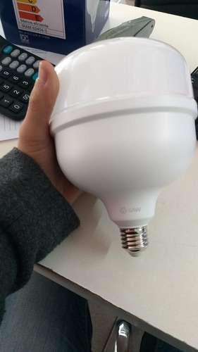 Imagen 2 de 10 de Lampara Led Alta Potencia 50w E27 Galponera Luz Fria Baw