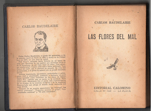 Las Flores Del Mal - Carlos Baudelaire - Usado Antiguo1944 