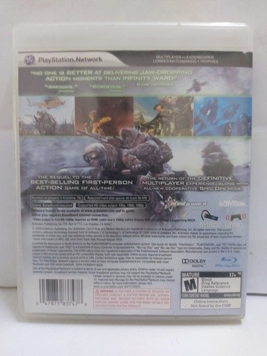 Jogo Ps3 Call Of Duty Mw2 Mídia Física Original (Usado)