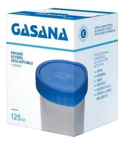 Envase Esteril X125cc Caja Gasana