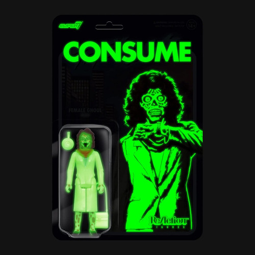 Figura De Acción Super7 Ghoul Femenina 9.53 Cm They Live
