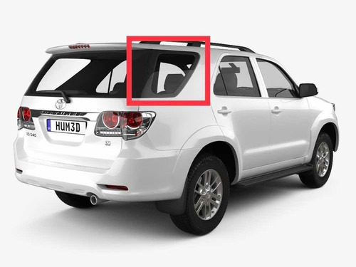Vidrio Blindado Toyota Fortuneer Lateral Derecho Cab/carga