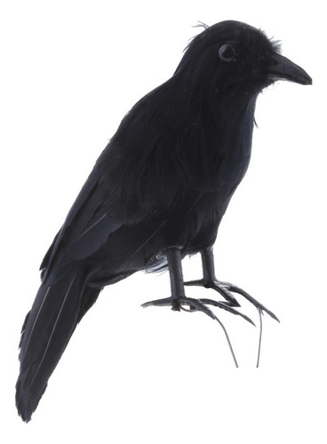 Cuervo Espanta Palomas Realista Aves Artificiales Con