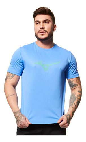 Camiseta Masculina Run Spark Big Logo Mizuno Novo