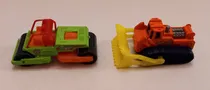 Comprar Lote De Autitos Matchbox Bulldozer + Road Roller Mattel