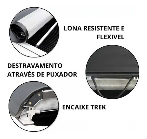 Capota Maritima Ford Ranger Cabine Dupla 13 À 2021 2022 2023