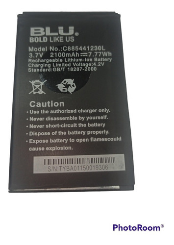 Bateria Blu Dash Xl C885441230l