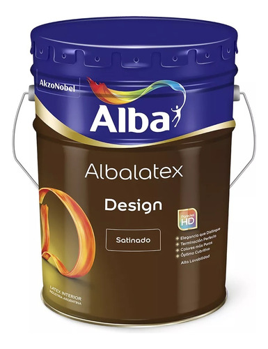 Pintura Latex Interior Albalatex Satinado Blanco Alba X 20 Lts - Kromacolor