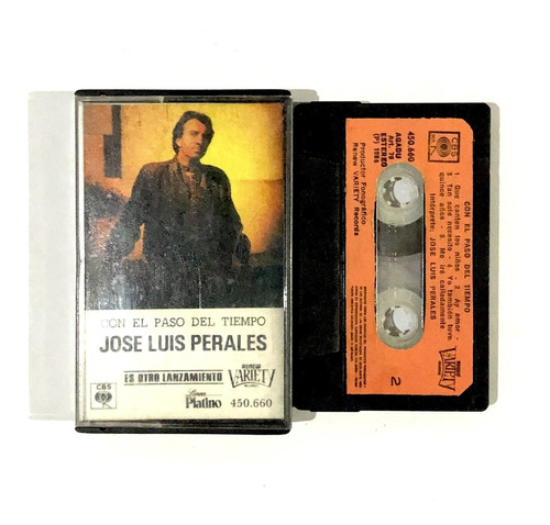 José L Perales - Con El Paso Del Tiempo - Cassette Original