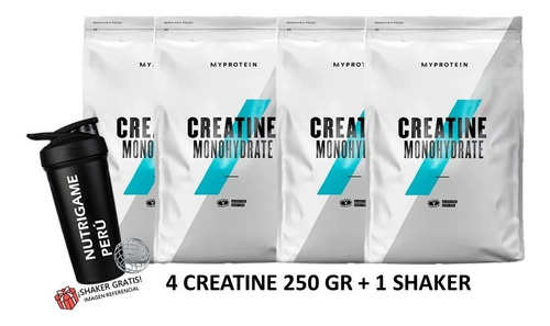 Imagen 1 de 3 de Creatina Monohidratada 1kg Myprotein - Tienda Fisica