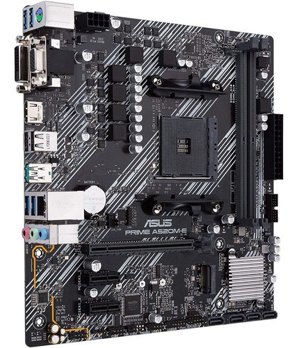 Placa-mãe Asus Para Amd Am4 Prime A520m-e 2xddr4 Matx