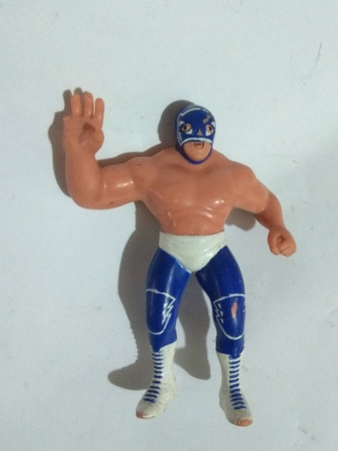 Wwe Luchadores Bootleg Blue Panter 15 Cm