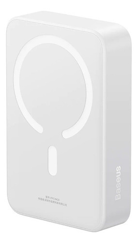 Batería Portátil Magnética Baseus 20000mah 20w (white) Color