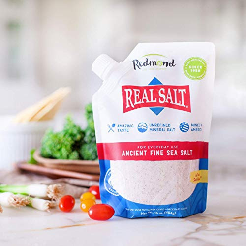 Redmond Real Salt - Sal Marina Fina Antigua, Sal Mineral Sin