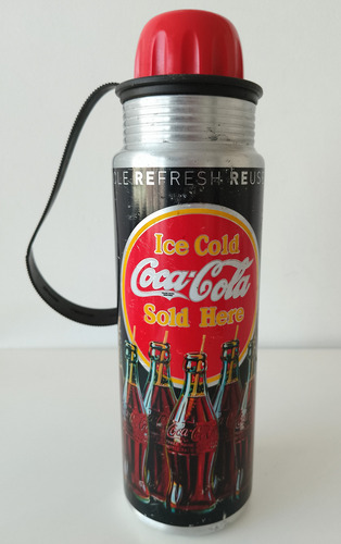 Antigua Botella Termo Coca-cola Colección Retro Vintage (Usado)