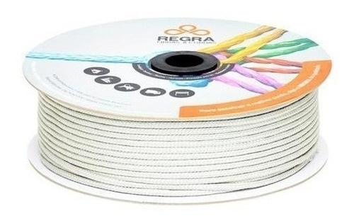 Corda Trançada Branca 3mm-400m - Regra