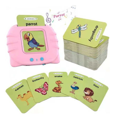 112pcs Montessori Talking Flash Card Juguetes Máquina Para N