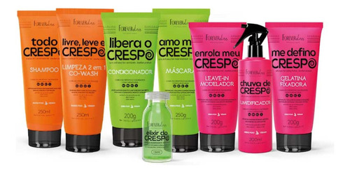 Kit Completo Para Cabelos Crespos Forever Liss