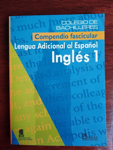 Inglés 1 Colegio De Bachilleres