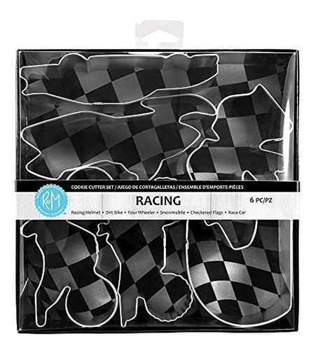 R & M International Racing Cookie Cutter, One Size, Multicol