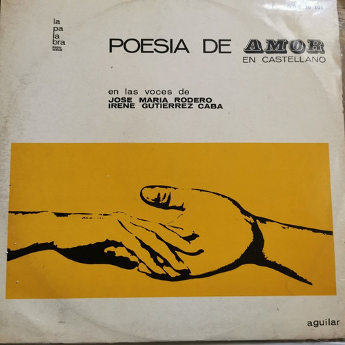 Disco Lp:jose Ma Rodero- Poesia De Amor