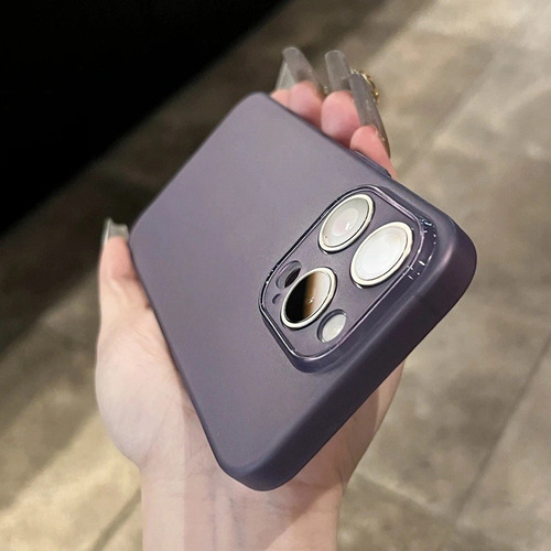 Funda Ultrafina Esmerilada De 0,8 Mm Para iPhone XR Xs Max 11 12 13 14 15 16 Pro Max Case 14 15 16 Plus Funda Capa