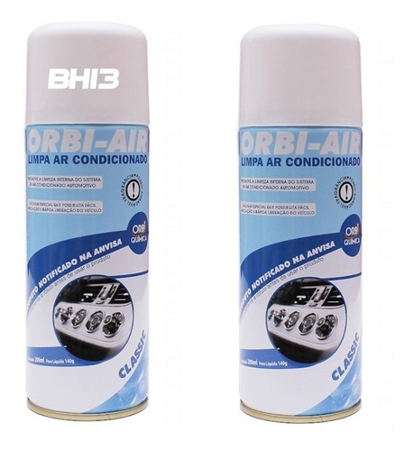 Higienizador De Ar Condicionado Orbi Air Orbi Química C/2