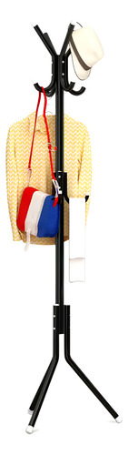 Perchero Colgador Ropa Sombrero Metalico 3 Niveles 12 Hooks