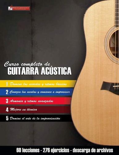 Libro Curso Completo De Guitarra Acustica: Método Moderno
