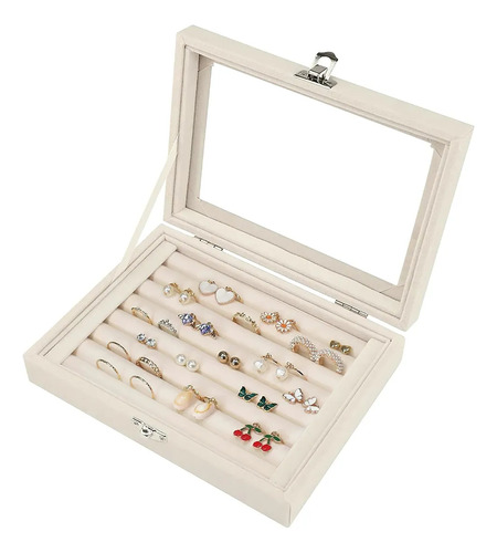Joyero, Soporte Para Anillos, Pendientes, Caja Organizadora