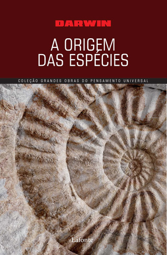 A Origem das Espécies, de Darwin. Série Coleção Grandes Obras Editora Lafonte Ltda, capa mole em português, 2017