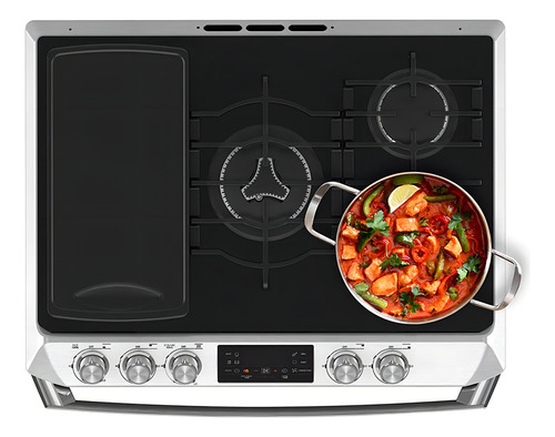 Estufa Empotre 80cm Inox Vidrio Negro Io Mabe Io8086gegss0