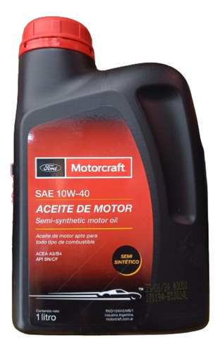 Aceite Motorcraft 10w40 X1l
