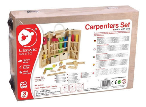 Set Carpintero De Madera Classic World