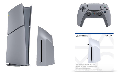 Sony Playstation 5 Slim Digital 1tb Edición 30 Aniversario + Unidad Lectora De Discos Para Ps5.