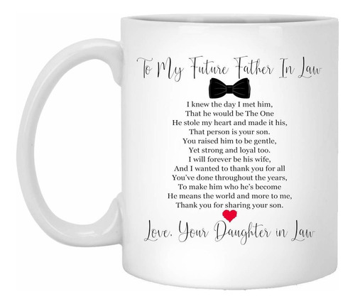 Future Father Pulgadas Law Mug, Father Of The Groom Gift