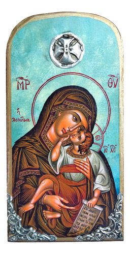 Icono De Madera Griego Ortodoxo De Madera De La Virgen Maria