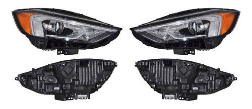 Par Faros Ford Edge 2019 Al 2020 Leds C/luz De Dia Tyc