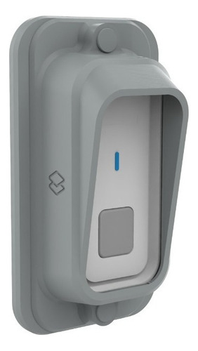 Protector de caja y timbre compatible con Intelbras Cib101, color gris