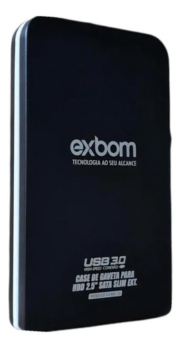 Case Para Hd Externo Exbom Notebook Sata 2.5 Usb 3.0