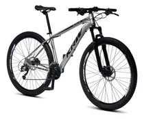 Comprar Bicicleta aro 29 KRW S60 Mountain Bike 24 velocidads câmbios Shimano Freio a Disco Suspensão dianteira Prata e Preto Tamanho quadro 19