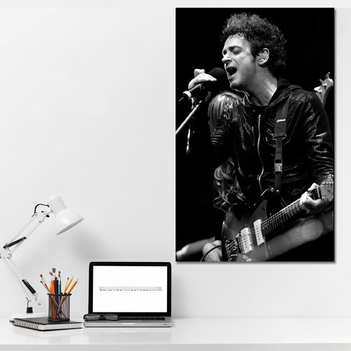 Cuadro Decorativo Música Gustavo Cerati En Vivo (50x80cm)