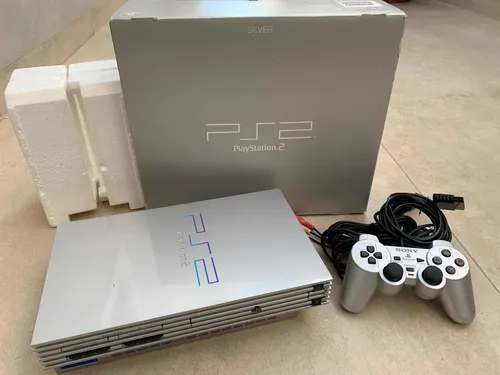 Playstation 2 fat clearance silver
