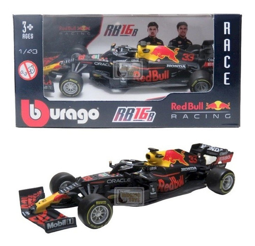 Red Bull Honda Rb16b Max Verstappen #33  F1 2021 1/43 Burago