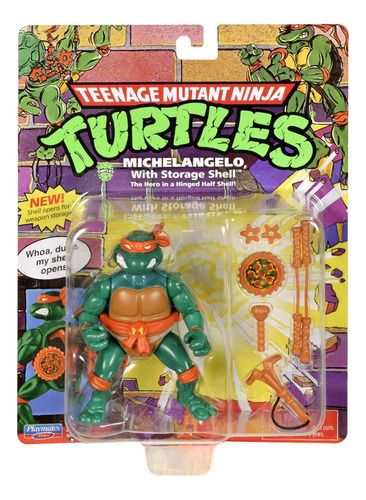 Tortugas Ninja Figura Articulada 10cm Michelangelo Coleccion