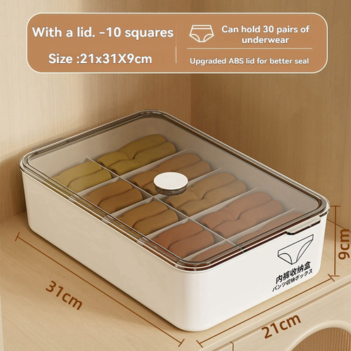 Caja De Almacenamiento A Prueba De Polvo De Gran Capacidad D