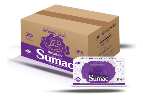 Papel Toalla Interfoliado Sumac 20 X 200