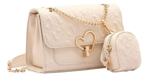Bolsa Transversal Chenson 3485104 - Nude