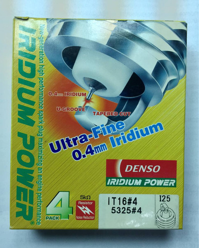 Bujías De Iridium Power Denso, Paquete Con 4 Pcs